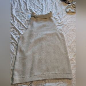 Free People Sleeveless Cream Tunic